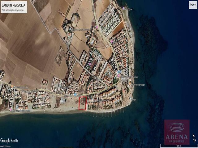 Sea front tourist Land for sale in Pervolia – photo 3