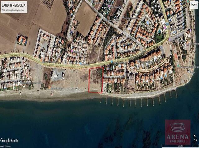 Sea front tourist Land for sale in Pervolia – photo 2