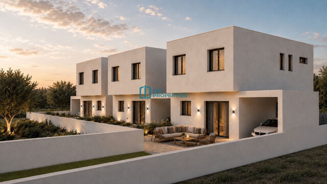 Brand New -  3 Bedroom Link-Detached House in Oroklini Area with Cozy Garden Area – photo 1
