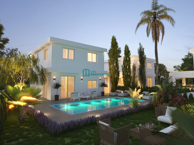 3 Bedroom & 3 Bathrooms Villa in Frenaros in Gated Complex With Optional Communal Pool – photo 1