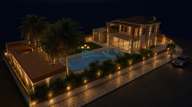 Luxury  6 Bedrooms & 8 Bathrooms Villa on Dhekelia Road - Pyla Touristic Area with Private Pool & Gym Area - NO VAT – photo 1