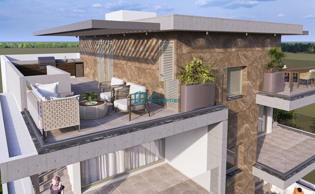 Contemporary - 2 Bedroom Penthouse Apartment with Roof Garden in Agios Nikolaos Area – photo 1