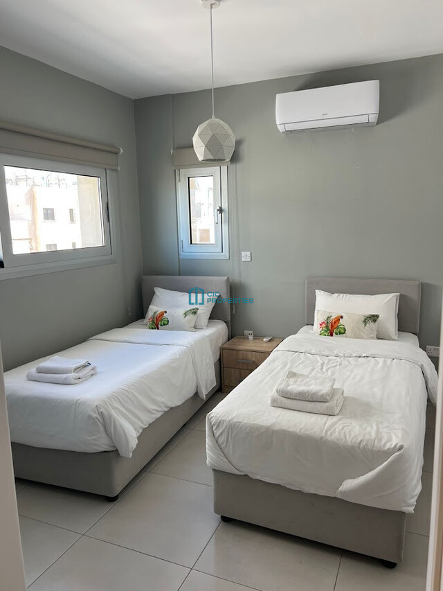 Fully Equipped -  2 Bedroom & 3 Bathroom Partially Sea View Apartment in Makenzy Area - Larnaca – photo 9