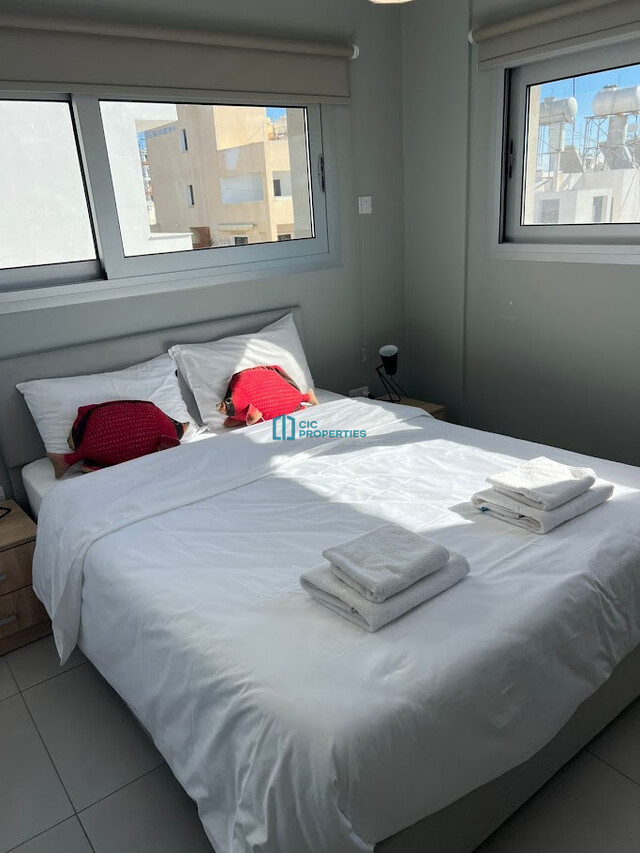 Fully Equipped -  2 Bedroom & 3 Bathroom Partially Sea View Apartment in Makenzy Area - Larnaca – photo 15