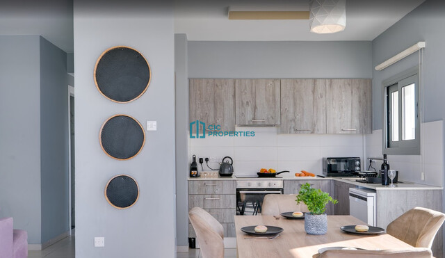 Fully Equipped -  2 Bedroom & 3 Bathroom Partially Sea View Apartment in Makenzy Area - Larnaca – photo 6