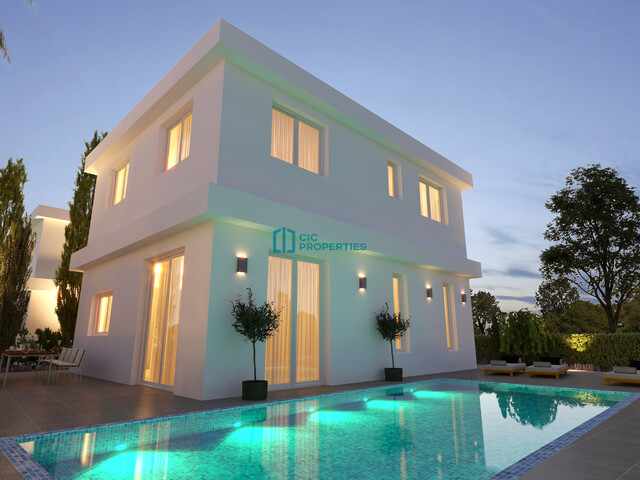 3 Bedroom & 3 Bathrooms Villa in Frenaros in Gated Complex With Optional Communal Pool – photo 2