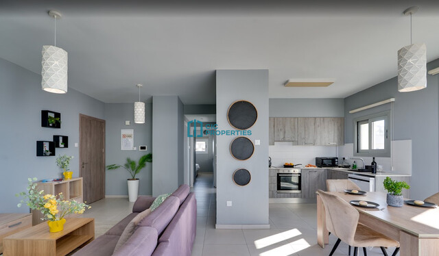 Fully Equipped -  2 Bedroom & 3 Bathroom Partially Sea View Apartment in Makenzy Area - Larnaca – photo 4