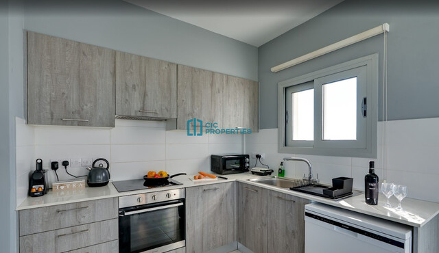 Fully Equipped -  2 Bedroom & 3 Bathroom Partially Sea View Apartment in Makenzy Area - Larnaca – photo 7