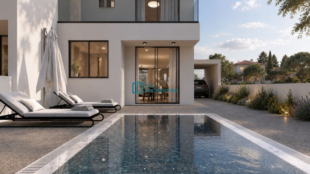 3 Bedrooms Semi-Detached House with Private Pool in Kiti Area of Larnaca - Steel Construction – photo 2