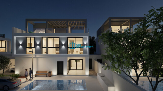 Three Bedroom Villa In Oroklini Area with Private Swimming Pool & Optional Roof Garden and Barbeque Area – photo 22
